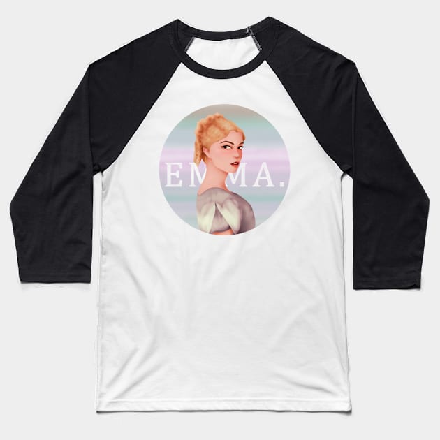 EMMA. (2020) fanart Baseball T-Shirt by misswoodhouse